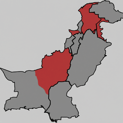 Map of Mountain Ranges In Pakistan